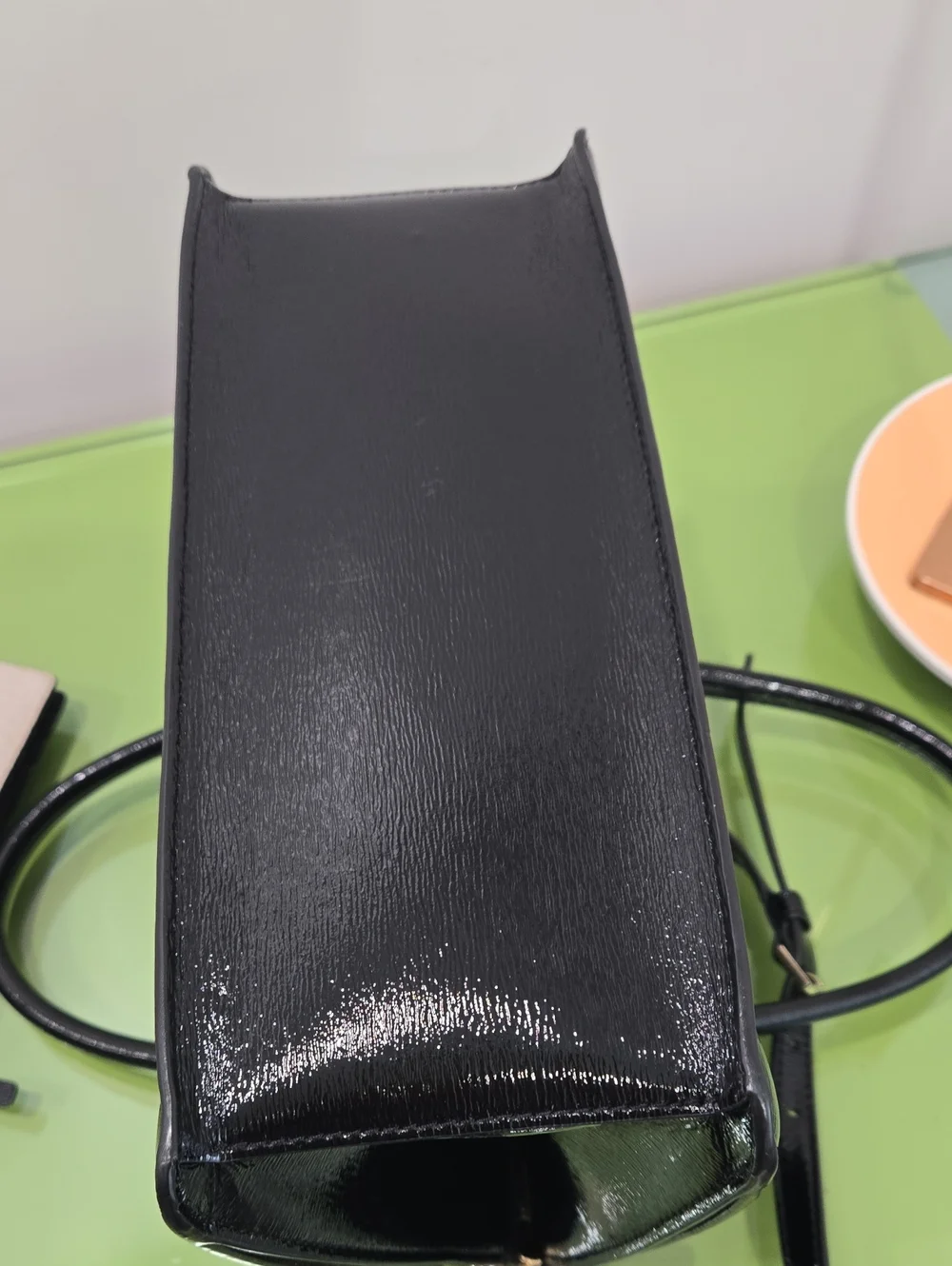 Kate Spade Bixby Place Black Patent Satchel with Gold Hardware and Wallet